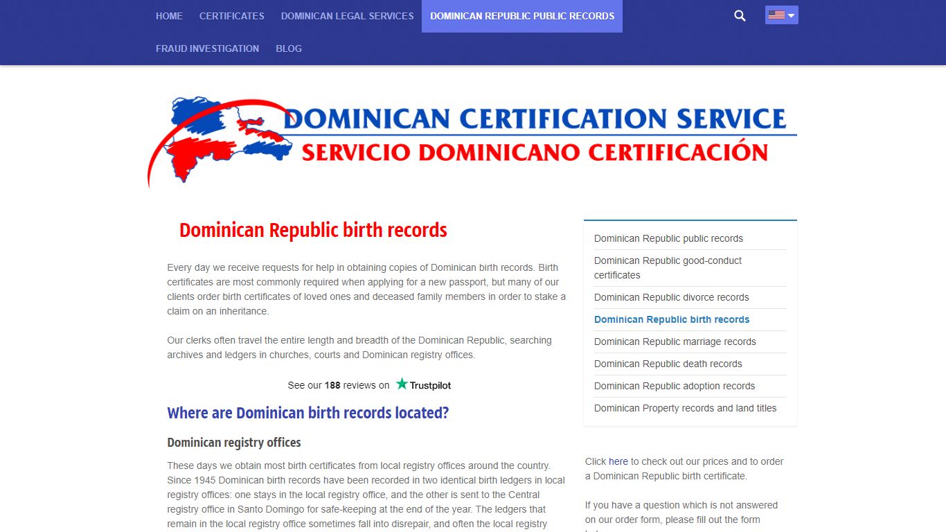 Dominican Republic birth records